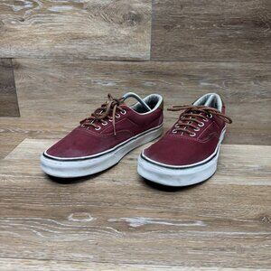Vans Era 59 Red Canvas/Leather Sneaker Men's Size 11.5